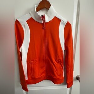 Tory Sport Track Suit.  Size Small.  Orange and White.  NWOT.